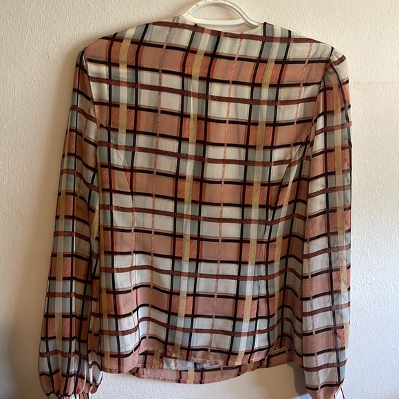 CAbi Multicolor Plaid Blouse - Picture 5 of 5